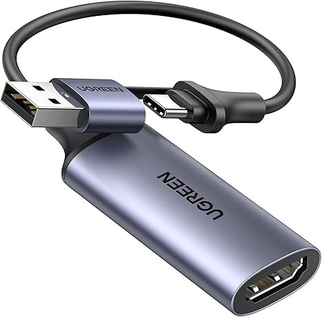 Ugreen USB-A & Type-C Video Capture Card with HDMI input, available for online purchase and delivery in Doha, Qatar Ugreen USB-A & Type-C Video Capture Card with HDMI input, available for online purchase and delivery in Doha, Qatar